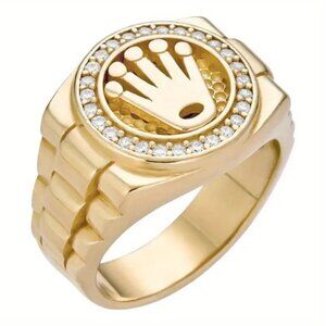 Gold Rolex Ring Size 10
